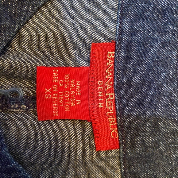 BANANA REPUBLIC DENIM Snap Front Vest/Tank - Picture 16 of 16